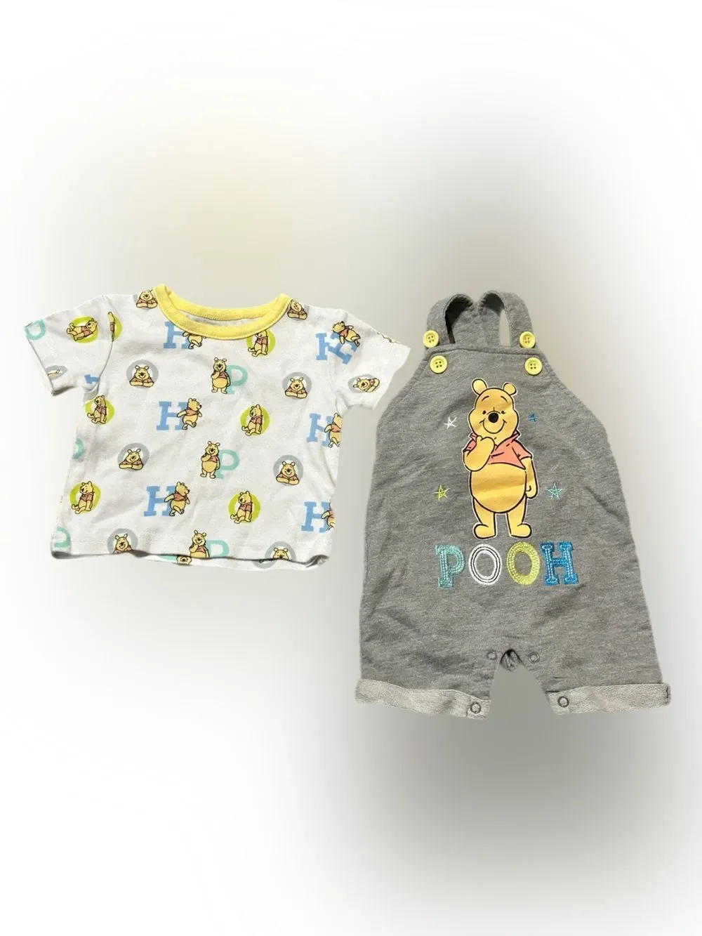 Disney Baby Winnie the Pooh Cloth Overalls Outfit